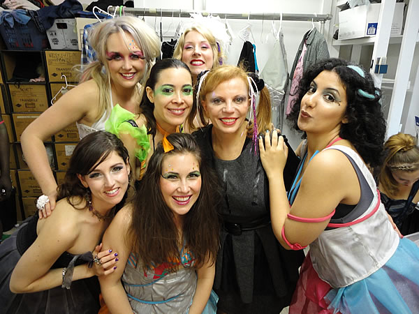 Julie Salzano With Cast Members